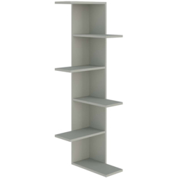 Decortie Saso Ash Green 5 Tier Medium Corner Display Unit - Wilko - thumbnail 3