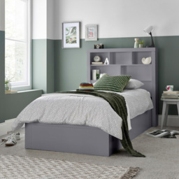 Bedmaster Oscar Grey Wooden Ottoman Bed - Size: Single - Wilko - thumbnail 7