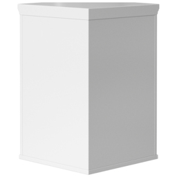 Teamson Home Glancy One Shutter Door Removable Wooden Corner Wall Cabinet White - Size: 61.0 x 38.1 x 57.2cm - Wilko - thumbnail 7