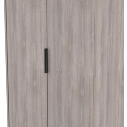 Crowndale Hong Kong 2 Door Grey Oak Tall Wardrobe Ready Assembled - Wilko - thumbnail 6
