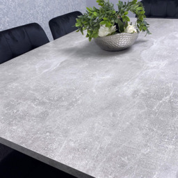 Kosy Koala 6 Seater Grey and Black Dining Table set - Multi - Wilko - thumbnail 5