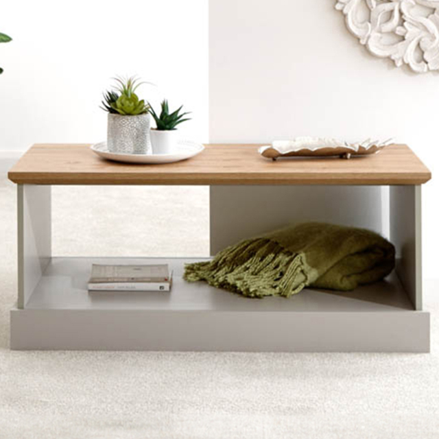 GFW Kendal Grey Coffee Table - Size: 47 x 100 x 43cm - Wilko - image 1