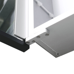 Living and Home Black Framed LED Mirror Bathroom Cabinet - Size: 13.7 x 65 x 60cm - Wilko - thumbnail 7