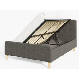 GFW Ashbourne King Size Dark Grey Side Lift Ottoman Bed - Wilko - thumbnail 5