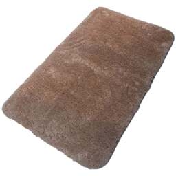 Natural Polyester Bath Mat 45 x 75cm - Wilko - thumbnail 1
