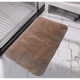 Natural Polyester Bath Mat 45 x 75cm - Wilko - thumbnail 3