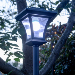 GardenKraft 2 Pack Bright White LED Solar Lamp Posts - Size: 26 x 25 x 54cm - Multi - Wilko - thumbnail 3
