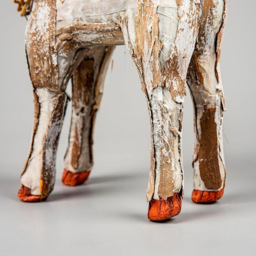 Shatchi Free Standing Deer Christmas Decoration 36cm - Size: 36 x 21 x 3.6cm - Gold - Wilko - thumbnail 4