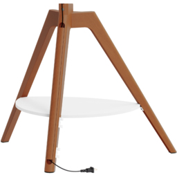 TTAP Tripod Single Shelf Light Wood Floor TV Stand - Size: 133.5 x 76.5 x 54cm - Brown - Wilko - thumbnail 7