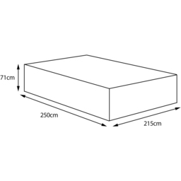Cozy Bay Green Medium All in One Sofa Dining Cover - Size: 71 x 215 x 250cm - Wilko - thumbnail 6