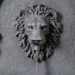Teamson Home Natural Stone Tiered Lion Head LED Water Wall Fountain 81cm - Size: 81.28 x 24.51 x 46.48cm - Grey - Wilko - thumbnail 7