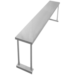 Monster Shop Kukoo Single Tier Steel Over Shelf 150cm - Size: 45 x 150 x 30cm - Silver - Wilko - thumbnail 4