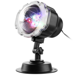 Shatchi LED Night Disco Party Rotating Spotlight - Size: 22 x 22 x 1.2cm - Multi - Wilko - thumbnail 1