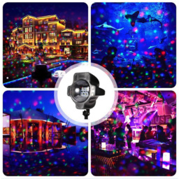 Shatchi LED Night Disco Party Rotating Spotlight - Size: 22 x 22 x 1.2cm - Multi - Wilko - thumbnail 3