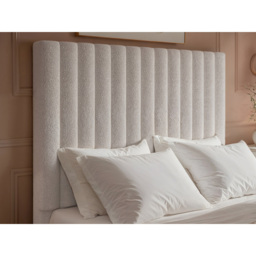 Flair Everley King Size Cream Boucle Ottoman Bed - Wilko - thumbnail 5