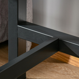 Portland 2 Seater Marble Dining Effect Table White and Black - Multi - Wilko - thumbnail 5