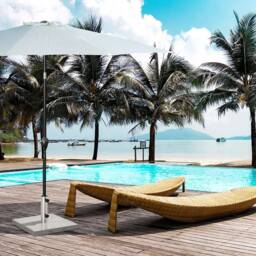 Outsunny 25kg Garden Umbrella Base - Size: 36 x 42 x 42cm - Black - Wilko - thumbnail 6