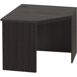 R White Cabinets Corner Computer Desk Black - Size: 72.8 x 94 x 54cm - Wilko - thumbnail 3