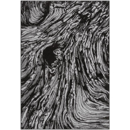 Desire Rugs Obsidian Grey Whirlpool Rug 120 x 170cm - Size: 170 x 120 x 0.8cm - Wilko - thumbnail 1