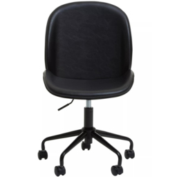 Premier Housewares Clinton Black Swivel Office Chair - Size: 49 x 64 x 93cm - Interiors by Premier - Wilko - thumbnail 4
