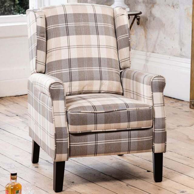 Artemis Home Stanfield Cream Manual Recliner Armchair - Size: Single - Wilko - image 1
