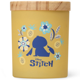 Disney Stitch Pineapple and Coconut Blossom Scented Candle 195g - Size: 12.4 x 8.7 x 9.2cm - Yellow - Wilko - thumbnail 4