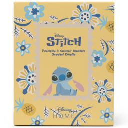 Disney Stitch Pineapple and Coconut Blossom Scented Candle 195g - Size: 12.4 x 8.7 x 9.2cm - Yellow - Wilko - thumbnail 3