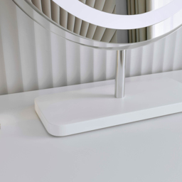 CARME Home Ava LED Marble Silver Touch Sensor Light Mirror - Size: 50 x 11 x 50cm - Wilko - thumbnail 5