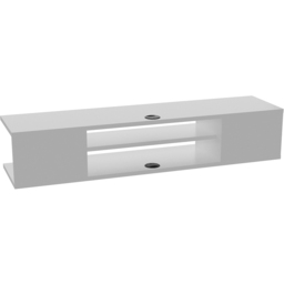 Decorotika Pivot 4 Shelf White Floating TV Unit - Size: 23.2 x 120 x 29.5cm - Wilko - thumbnail 7