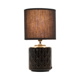Calix Table Lamp Black - Wilko - thumbnail 3