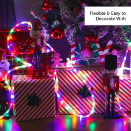 The Christmas Workshop Multicolour LED Rope String Light - Wilko - thumbnail 6