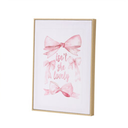 Set of 3 Coquette Aesthetic Framed Art - Pink - Wilko - thumbnail 6