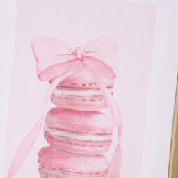 Set of 3 Coquette Aesthetic Framed Art - Pink - Wilko - thumbnail 2