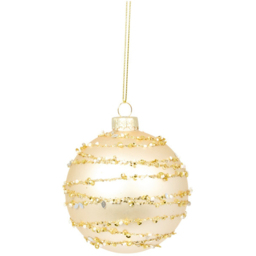 Pack of 6 Glass Baubles Champagne - Blushing Ballroom - Wilko - thumbnail 3