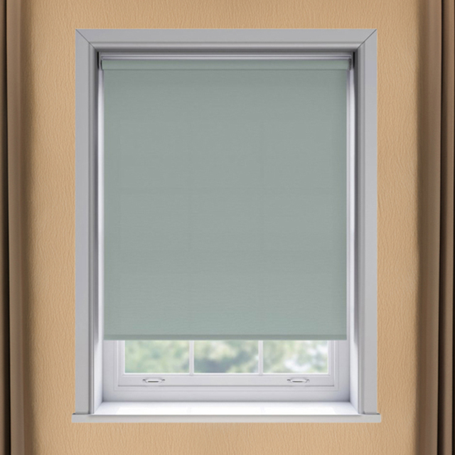 New Edge Blinds Thermal Blackout Roller Blind Duck Egg Blue 55cm - Size: W 55cm x D 170cm - Wilko - image 1