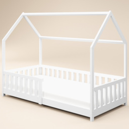 Flair Explorer Single White Playhouse Bed Frame with Rails - Wilko - thumbnail 3