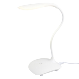 Ice White USB Powered LED Desk Lamp - Size: 11 x 41 x 12cm - Wilko - thumbnail 3