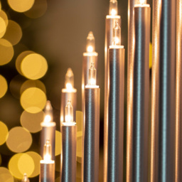 The Christmas Workshop Silver 33 White Fairy Light Candle Bridge Light - Wilko - thumbnail 4