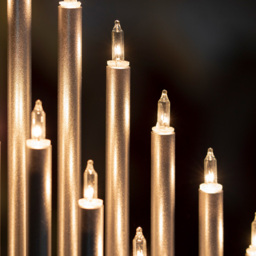 The Christmas Workshop Silver 33 White Fairy Light Candle Bridge Light - Wilko - thumbnail 3