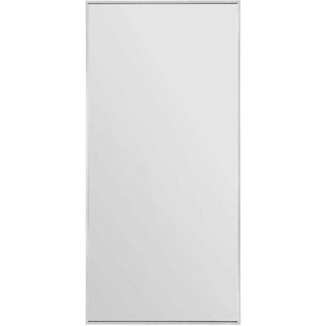 The Artus Silver Aluminium Wall Leaner Mirror 174 x 85cm - MirrorOutlet - Wilko - image 1