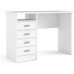 Florence Function Plus 4 Drawer Desk White - Size: 48 x 110 x 76cm - Furniture to Go - Wilko - thumbnail 3