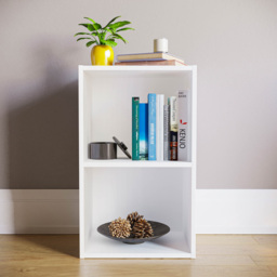 VIDA DESIGNS Oxford 2 Shelf White Cube Bookcase - Wilko - thumbnail 4