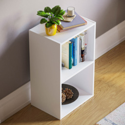 VIDA DESIGNS Oxford 2 Shelf White Cube Bookcase - Wilko - thumbnail 5