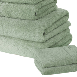 Rapport Home So Soft Green Cotton Bath Towel - Size: 0.5 x 70 x 120cm - Wilko - thumbnail 4