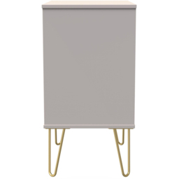 Crowndale Cube 3 Drawer Matt Kashmir Chest of Drawers Ready Assembled - Cream - Wilko - thumbnail 5