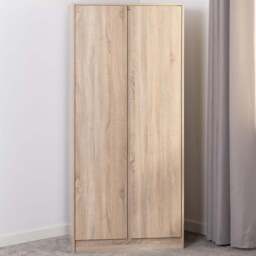 Seconique Malvern 2 Door Sonoma Oak Wardrobe - Brown - Wilko - thumbnail 1