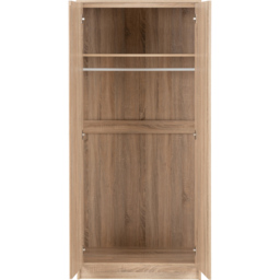 Seconique Malvern 2 Door Sonoma Oak Wardrobe - Brown - Wilko - thumbnail 5