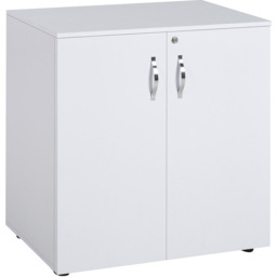 Vinsetto White 2-Tier Lock File Cabinet - Size: 80 x 40 x 80cm - Wilko - thumbnail 3