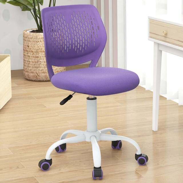 Costway Purple Ergonomic Children Study Chair - Size: 47 x 46 x 18cm - Wilko - image 1