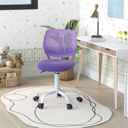 Costway Purple Ergonomic Children Study Chair - Size: 47 x 46 x 18cm - Wilko - thumbnail 5